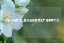 纬创称为英伟达建造的美国新工厂将于明年完工