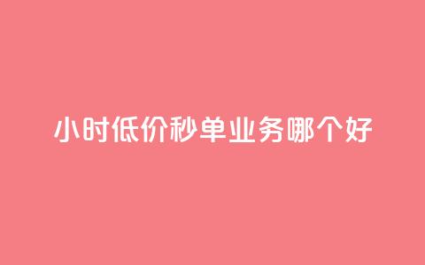 24小时低价秒单业务哪个好 - 24小时低价秒单业务推荐~ 第1张 24小时低价秒单业务哪个好 - 24小时低价秒单业务推荐~ 第1张