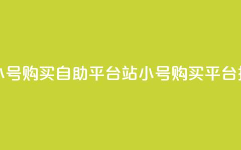哔哩哔哩小号购买自助平台(B站小号购买平台推荐) 第1张 哔哩哔哩小号购买自助平台(B站小号购买平台推荐) 第1张