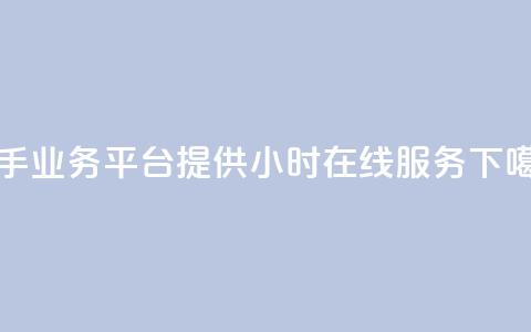 快手业务平台提供24小时在线服务 第1张 快手业务平台提供24小时在线服务 第1张
