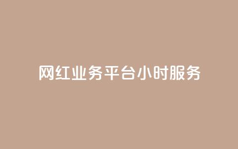 网红业务平台24小时服务 - 网红业务平台提供全天候服务~ 第1张 网红业务平台24小时服务 - 网红业务平台提供全天候服务~ 第1张