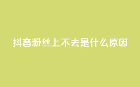 抖音粉丝上不去是什么原因,qq访客量一万购买 - ks直播平台正规吗 176自助云商城 第1张 抖音粉丝上不去是什么原因,qq访客量一万购买 - ks直播平台正规吗 176自助云商城 第1张