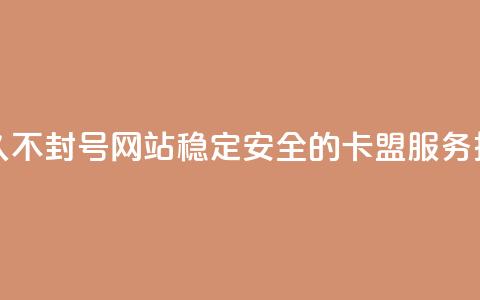 卡盟刷svip永久不封号网站(稳定安全的SVIP卡盟服务推荐)  第1张