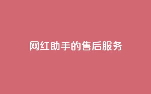 网红助手的售后服务,qq空间访问10人怎么弄 - 全网24小时自助下单网站在线 qq空间免费点赞赞  第1张
