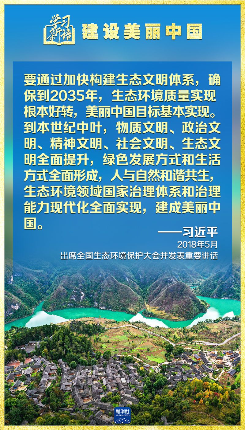 学习新语｜领悟“七个聚焦”：建设美丽中国  第12张