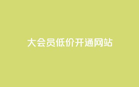 qq大会员低价开通网站 - 低价开通QQ大会员	，享受更多特权的方法~  第1张