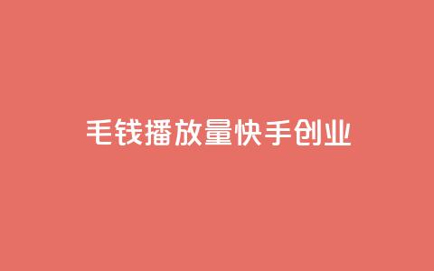 1毛钱10000播放量快手创业 - 如何用1毛钱实现10000快手播放量	，新手创业必看！~  第1张