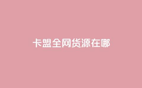 卡盟全网货源在哪,qq空间访客连接 - 拼多多帮砍 拼多多黑科技  第1张