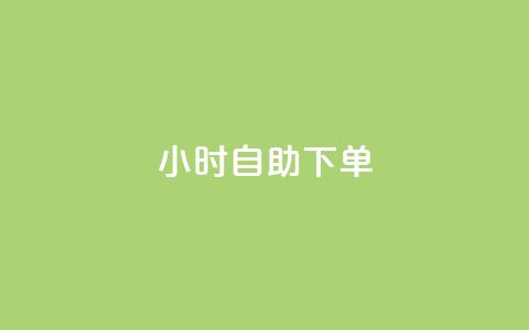 24小时自助下单-wb，网购新体验  第1张