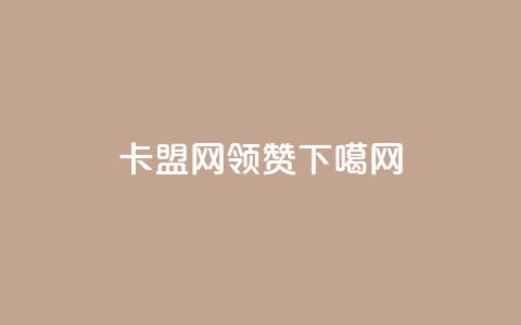 807卡盟网 - time23.cnQQ领赞  第1张