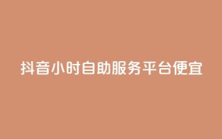 抖音24小时自助服务平台便宜 - 抖音24小时自助服务平台优惠价格尽在掌握~