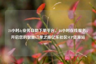 24小时dy业务自助下单平台，24小时在线服务，开启您的智能订单之旅亿乐社区SUP货源站