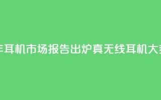 2024上半年耳机市场报告出炉：真无线耳机大势已去