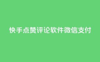 快手点赞评论软件微信支付,dy真人点赞抖音 - qq说说赞低价下单 - 免费领取qq黄钻自助网