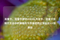 流量卡，流量卡移动19元200g大王卡，流量卡在现代生活中的重要性与发展趋势亿乐社区SUP货源站