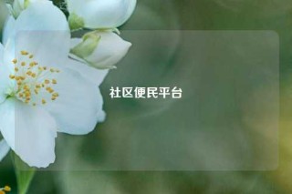 社区便民平台