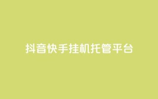 抖音快手挂机托管平台,24小时自助下单秒到 - 刷qq空间访客量1000 - qq空间说说浏览量网站