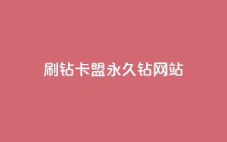 刷钻卡盟永久钻网站 - 永久钻卡盟刷钻网站推荐与指南!